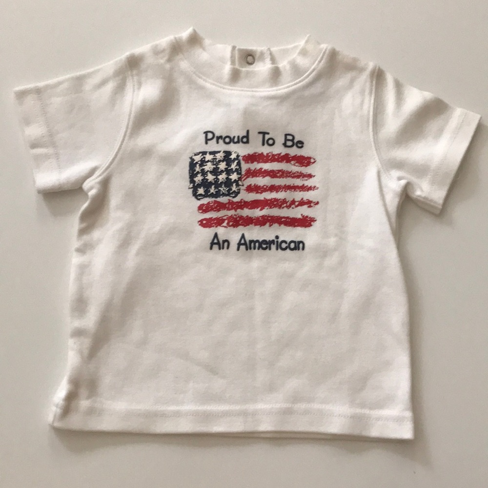 Kids Proud to be an American tee Size 12 Months